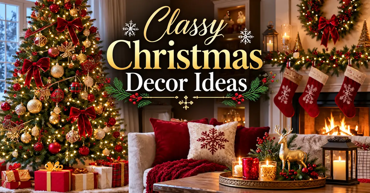 25 classy christmas decor ideas