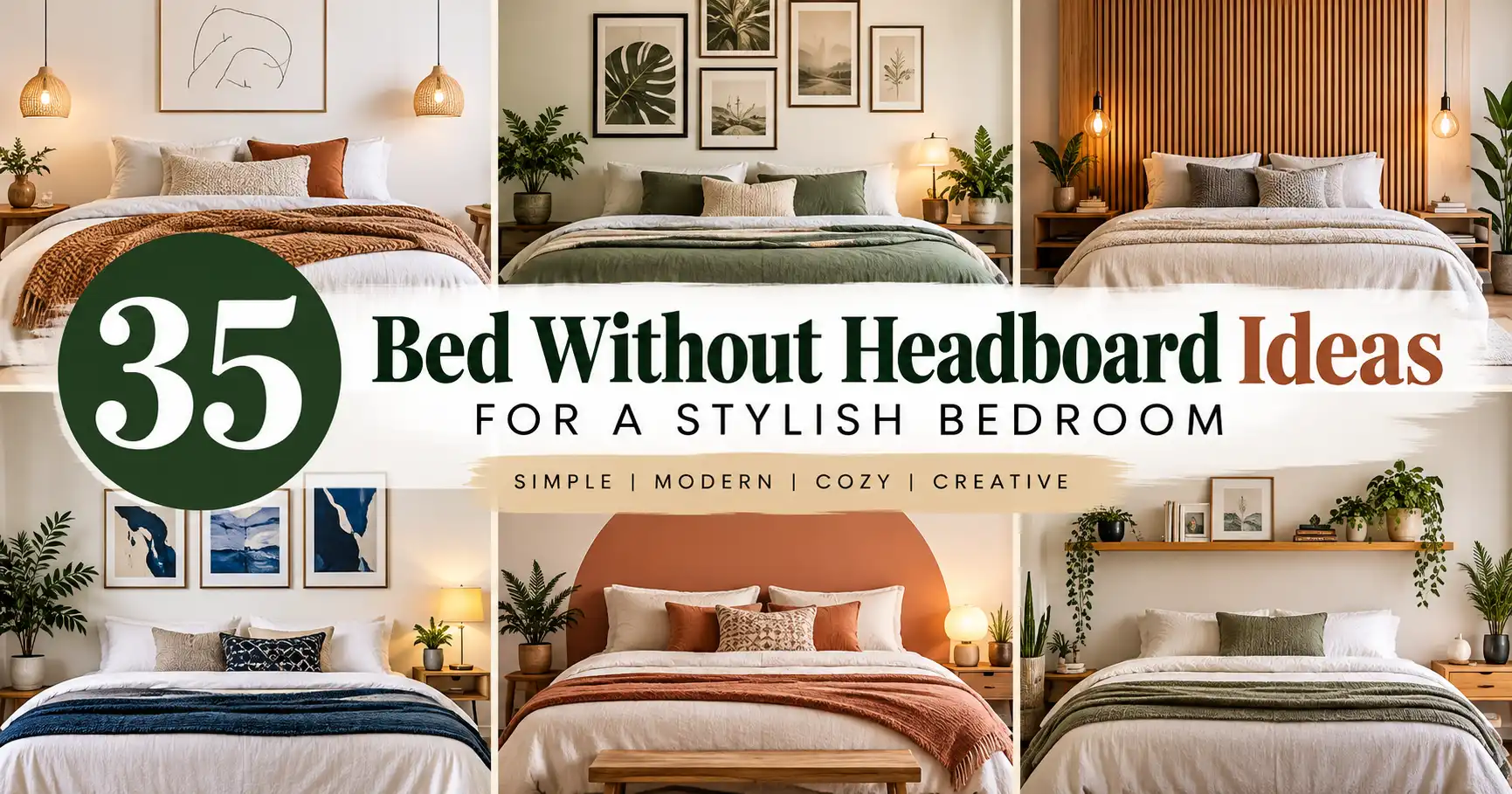 35 Bed Without Headboard Ideas for a Stylish Bedroom